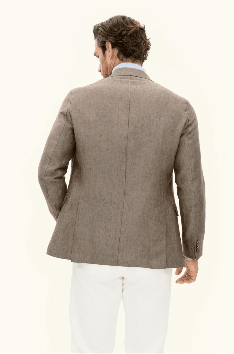 FERRY SOFT LINBLAZER Brun