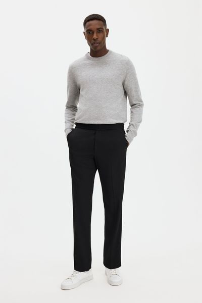 Hovedbilde COTTON MERINO SWEATER Light Grey Melange