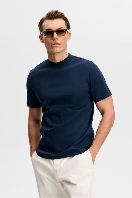 Hovedbilde ACE MOCK NECK T-SHIRT JL Navy