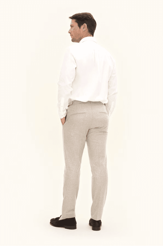 DANDY SIDE ADJUSTER TROUSERS Brick Beige