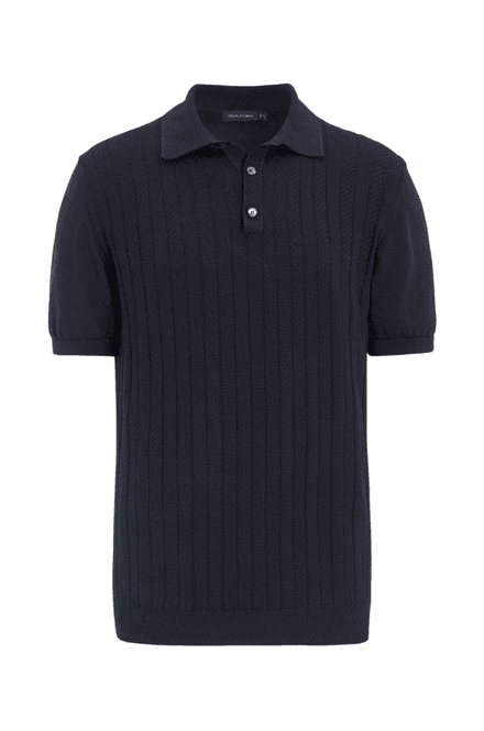 Hovedbilde BARTO STRIPE POLOSHIRT Night Blue