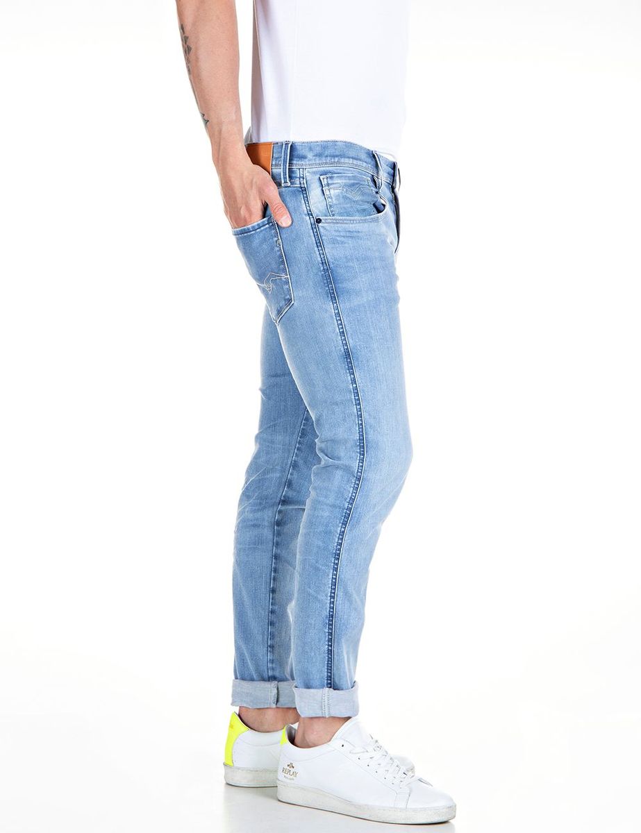 ANBASS HYPERFLEX SLIM FIT  JEANS LIGHT BLUE