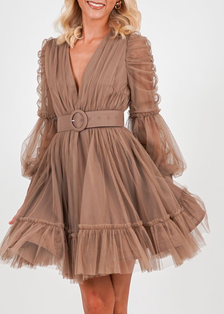 AURORA DRESS Khaki