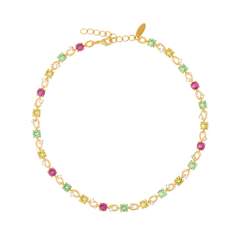 FAY NECKLACE Gold Autumn Bloom Combo