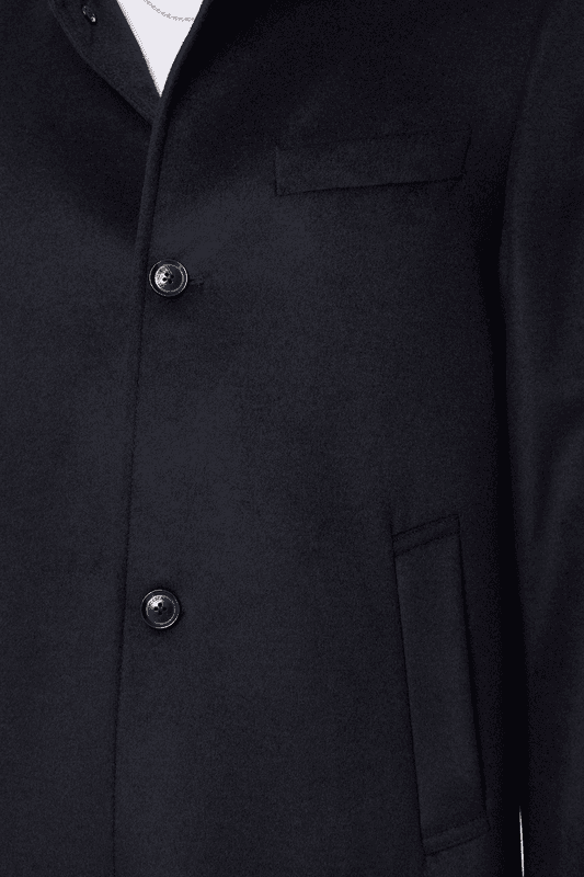 JESSE MELTON CASHMERE COAT JL NAVY