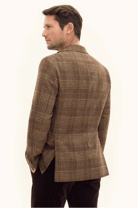 FERRY PATCH SOFT BLAZER Brown Leaf