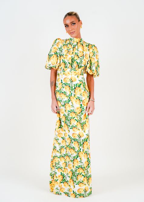 Hovedbilde HOLLY DRESS Yellow Roses