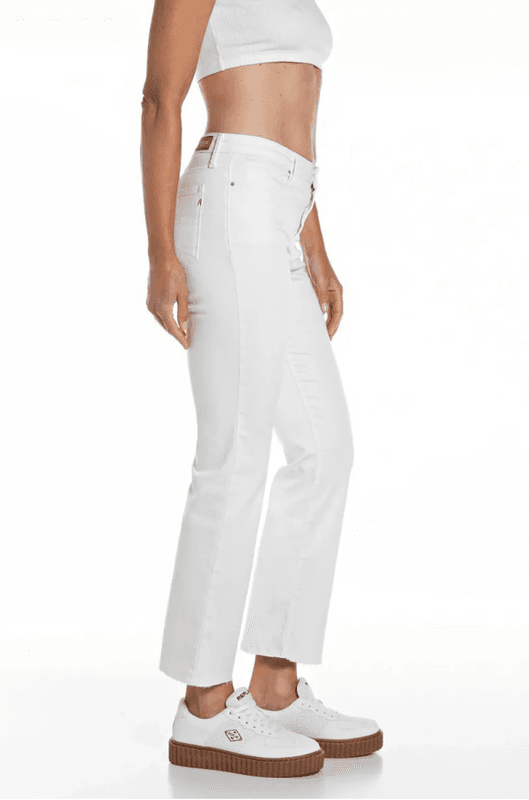 ZOLIE FLARE JEANS Hvit