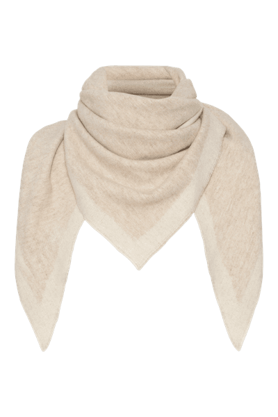 Hovedbilde TRIANGLE SCARF Cream/Light Beige