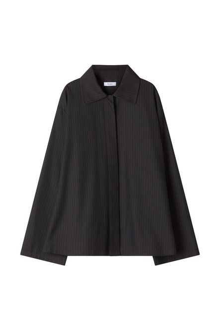 Hovedbilde BRENLY SHIRT Coffee Pinstripe