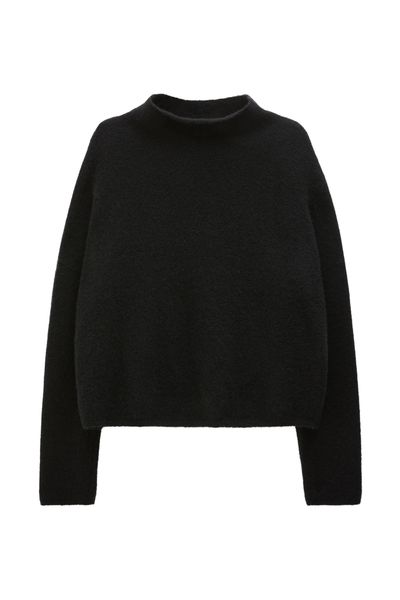 Hovedbilde MIKA YAK FUNNELNECK SWEATER Black