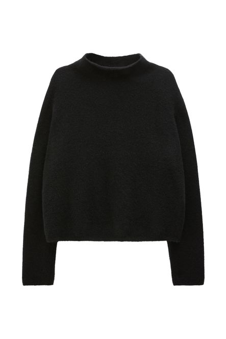 Hovedbilde MIKA YAK FUNNELNECK SWEATER Black