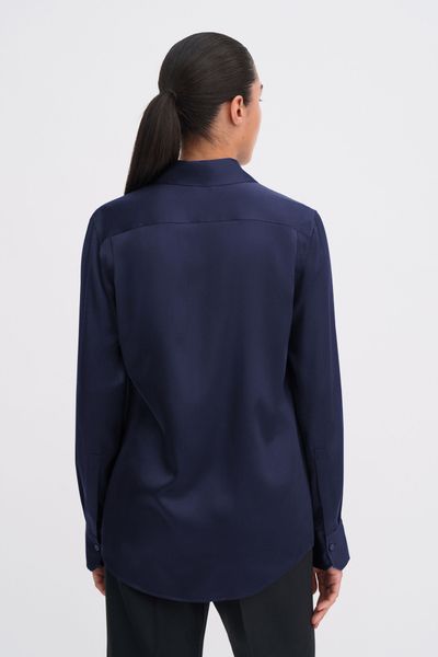 Hovedbilde SILK SHIRT Navy