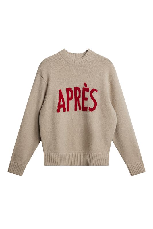 FABIAN GRAPHIC KNIT SWEATER Moonbeam