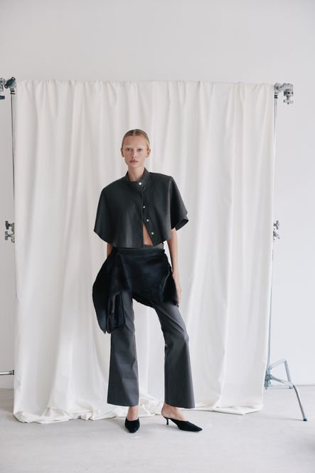Hovedbilde LENNY PANT Dark Brown