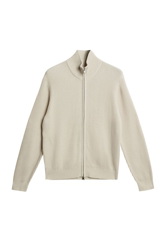 ALEXIS FULL ZIP CARDIGAN Moonbeam