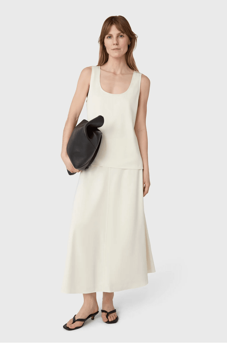 THE RHONDA SATIN SKIRT
