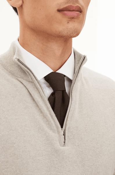 Hovedbilde PATTON HALF ZIP Brick Beige