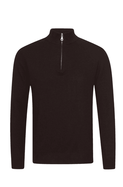 Hovedbilde PATTON HALF ZIP Brown Flannel