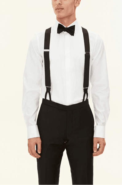 Hovedbilde SLIM FIT CUT AWAY TUXEDO PLEATED POPLIN SHIRT