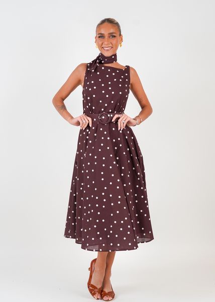 Hovedbilde TIFFANY KJOLE Brown