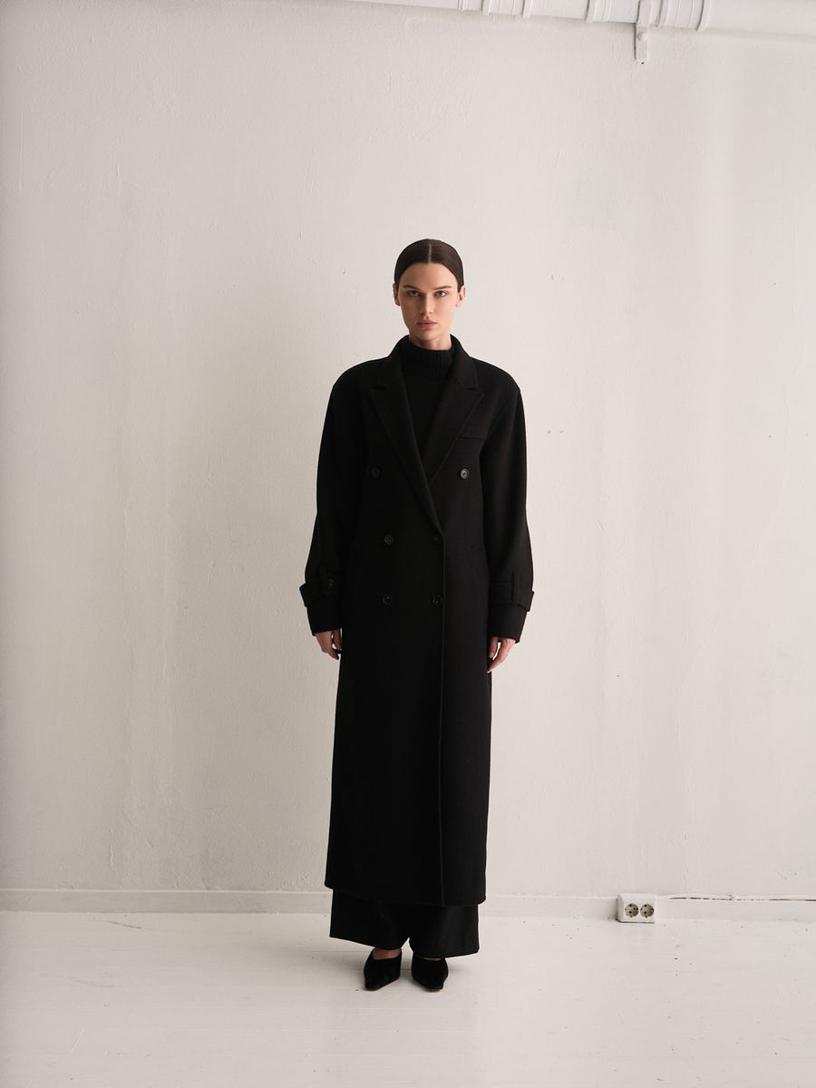 SAVILLE COAT Black