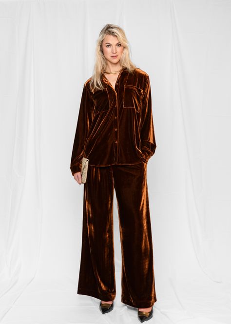 Hovedbilde JASPER WIDE PANT Cognac