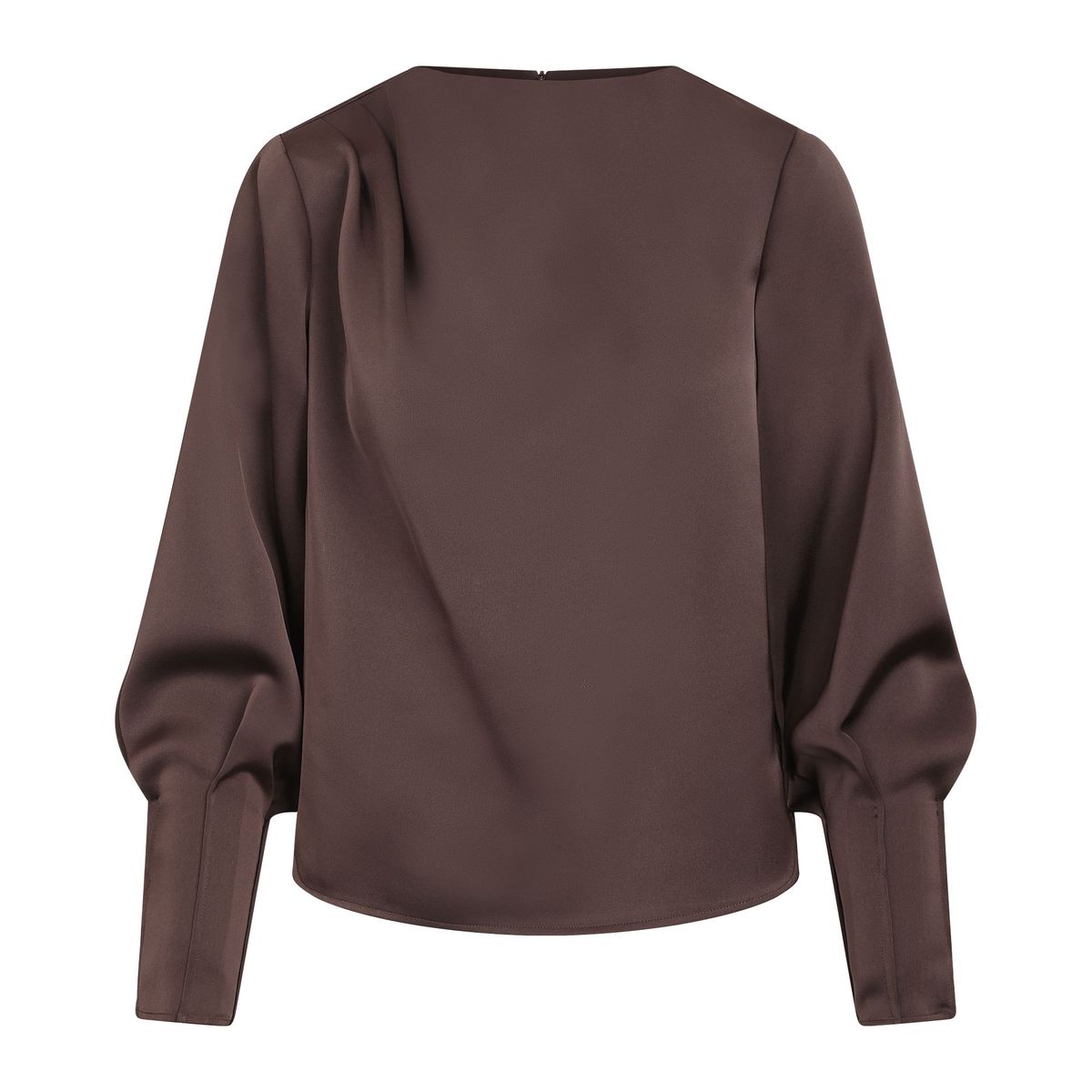 KIRSTINE BLOUSE Black Coffee