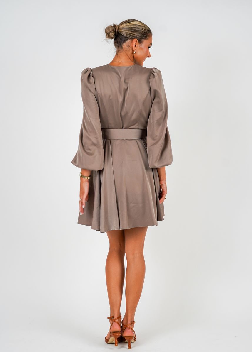 QUEEN SATIN DRESS