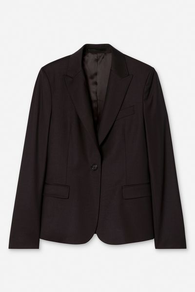 Hovedbilde SASHA COOL WOOL BLAZER Dark Chocolate