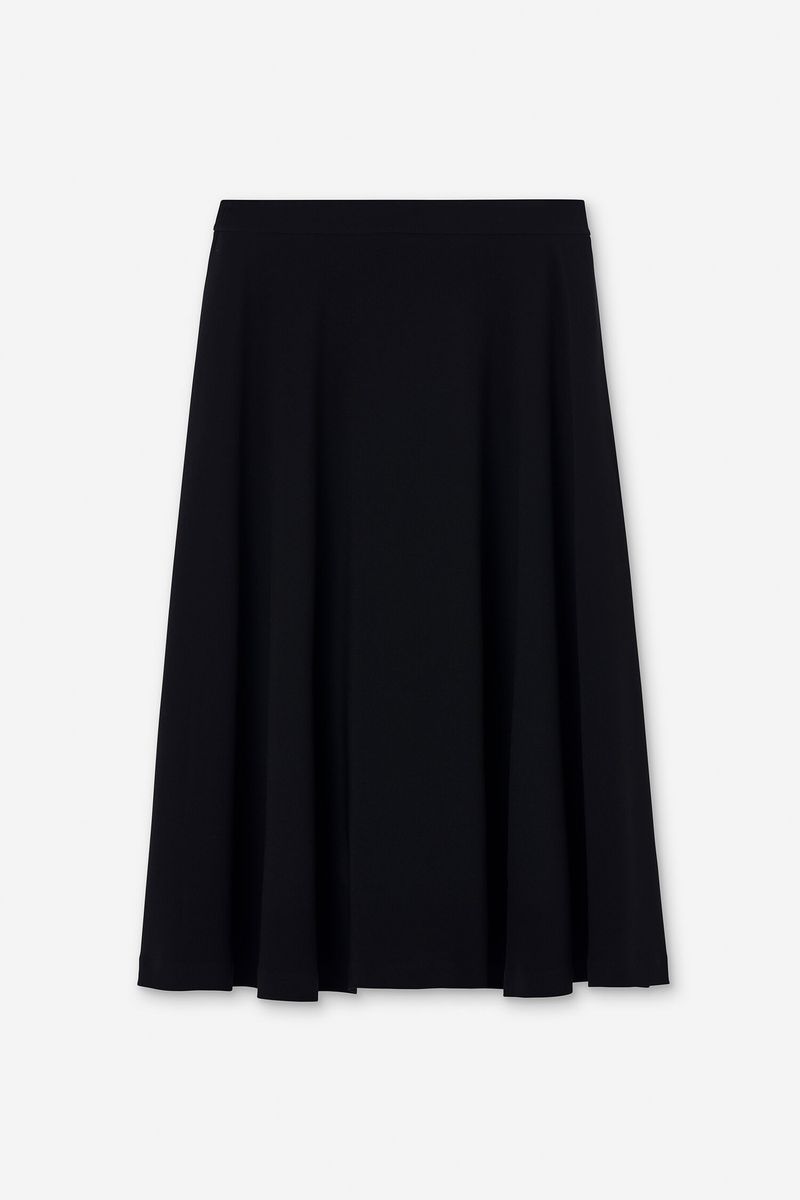 FLARED SKIRT Black