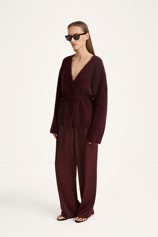 MEIKE TROUSERS Bordeaux