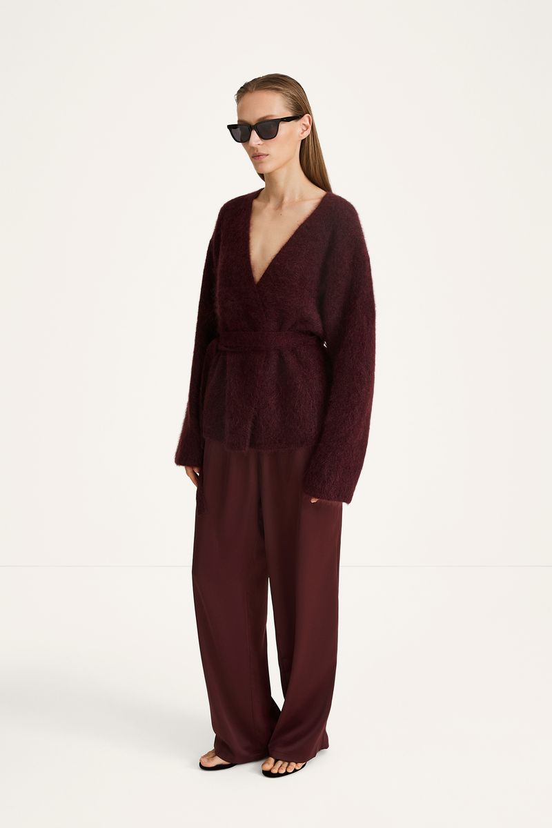MEIKE TROUSERS Bordeaux