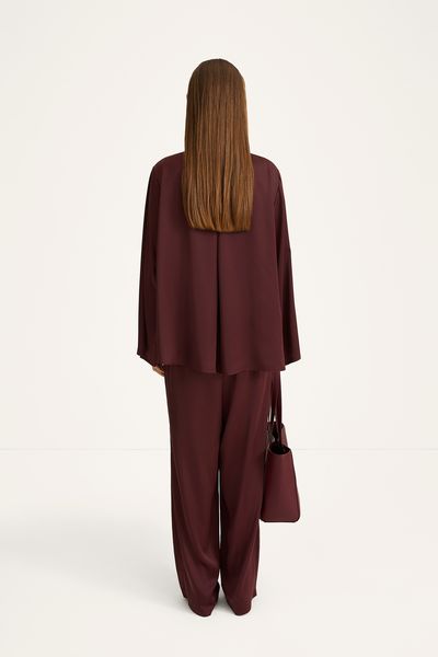Hovedbilde MEIKE TROUSERS Bordeaux