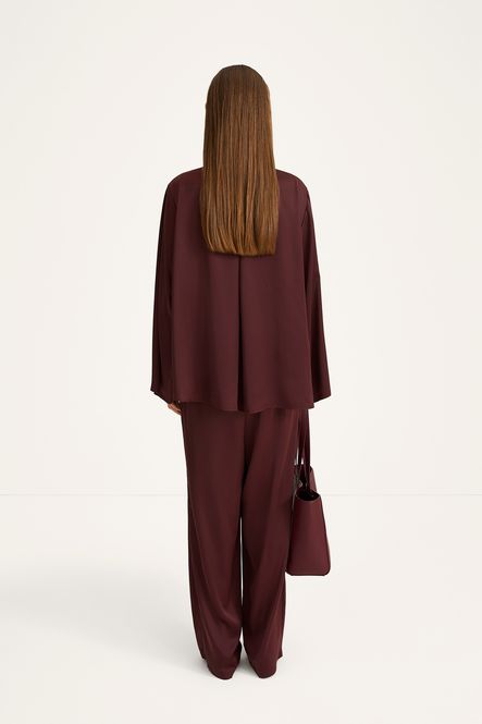 Hovedbilde MEIKE TROUSERS Bordeaux