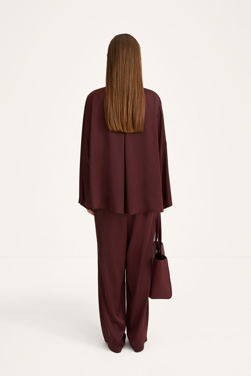 MEIKE TROUSERS Bordeaux