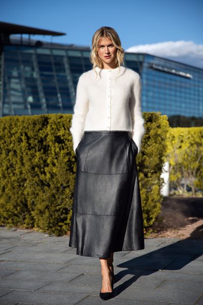 Hovedbilde RACHEL VEGAN SKIRT Black