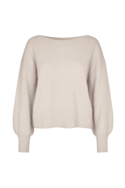 Hovedbilde MALOU GENSER RACOON Oatmeal Beige 