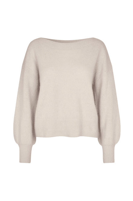 Hovedbilde MALOU GENSER RACOON Oatmeal Beige 